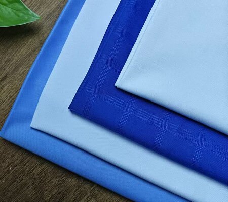 Sampel kain spun poly