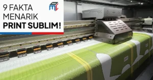 printer sublim yang sedang bekerja