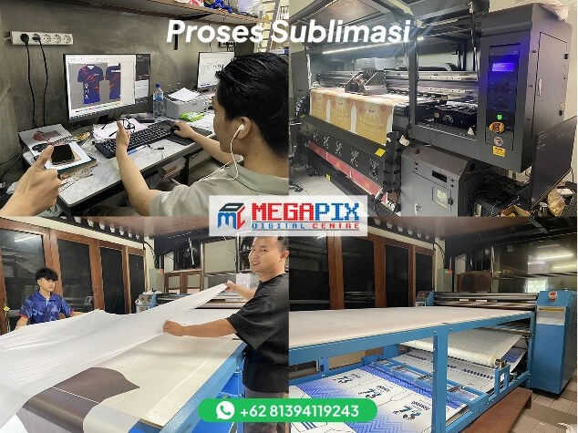 4 langkah dalam proses sublimasi