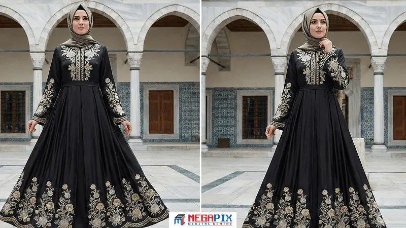 contoh gamis abaya turki