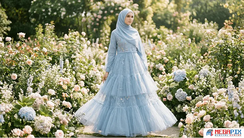 contoh gamis tutu