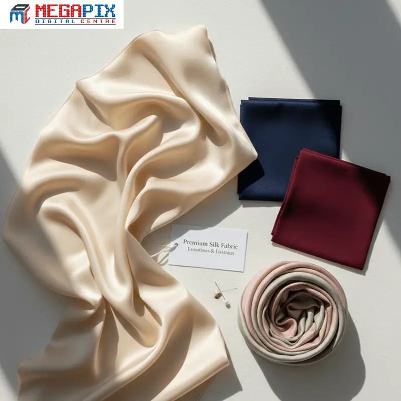 contoh kain dengan bahan silk premium