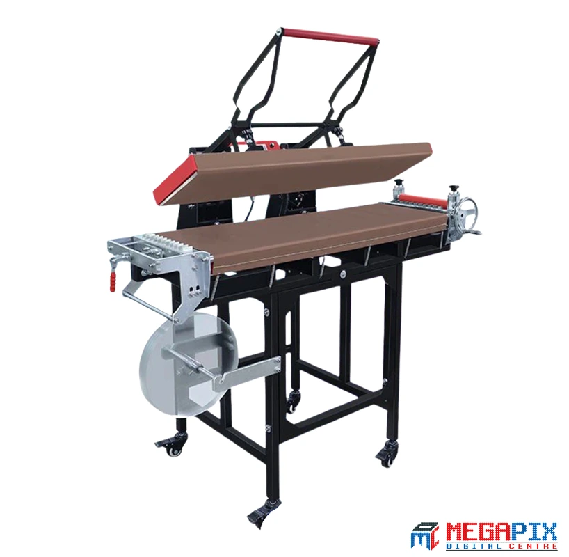contoh gambar mesin heat press flat