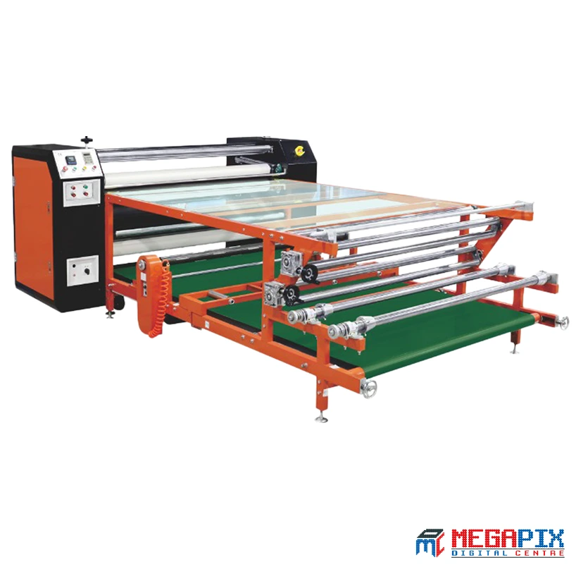 contoh gambar mesin heat press roll to roll