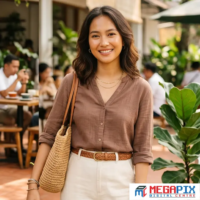warna baju mocha brown