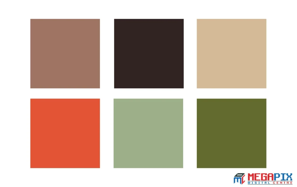 contoh warna earth tone