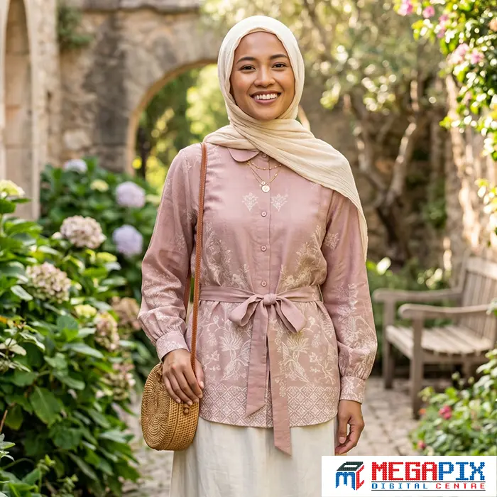 warna baju dusty pink